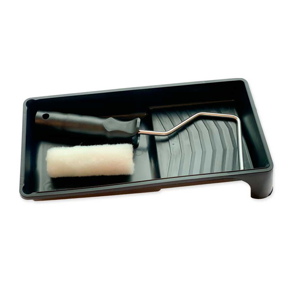 4 INCH TRAY SET WITH FLUFFY ROLLER