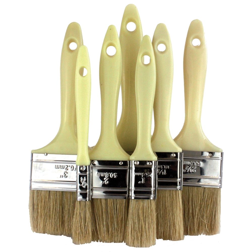 4 INCH PROFESSIONAL PLASTIC HANDLE BRUSH (12)