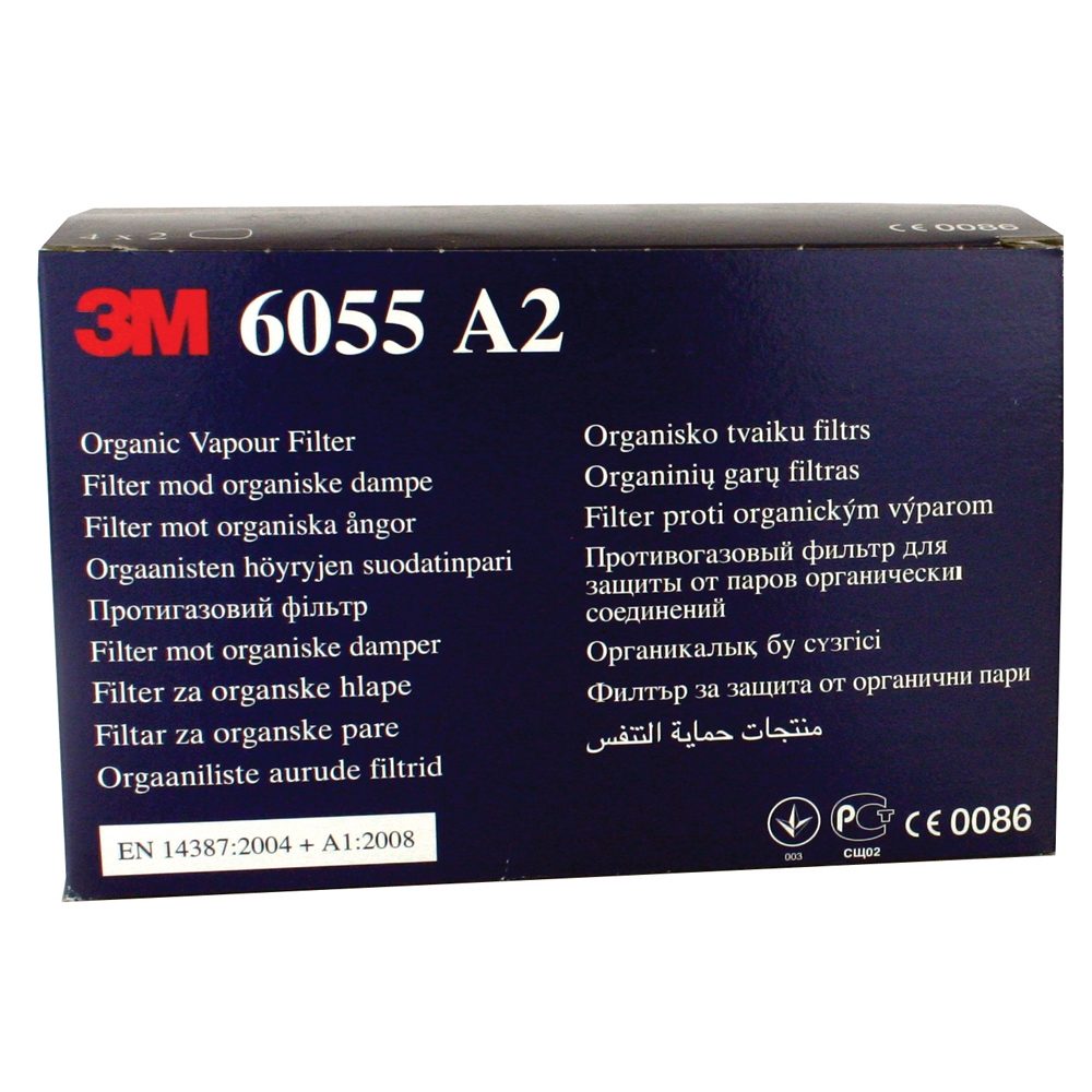 3M 6059 ABEK 1/CLASS 1 GAS & VAPOUR FILTERS PK8