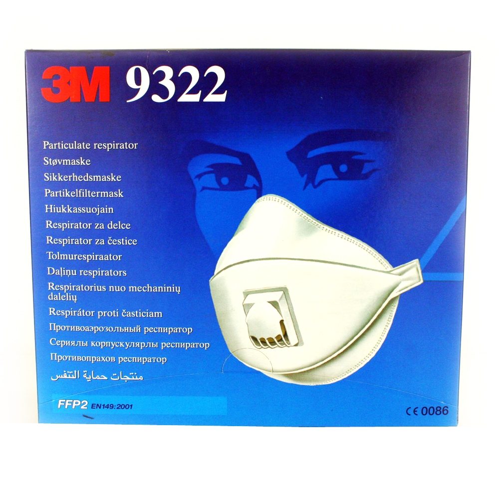 3M AURA 9320+ COMFORT PLUS NON-VALVED RESPIRATOR FFP2 PK20