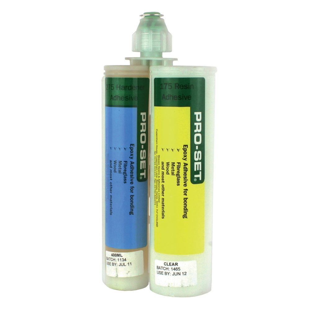 PRO-SET 175/275 ADHESIVE CLEAR 400CC CARTRIDGE